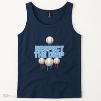 Respect The Drip Baseball Ice Tank Top thumb 2