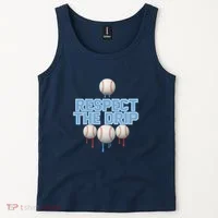 Respect The Drip Baseball Ice Tank Top thumb 2