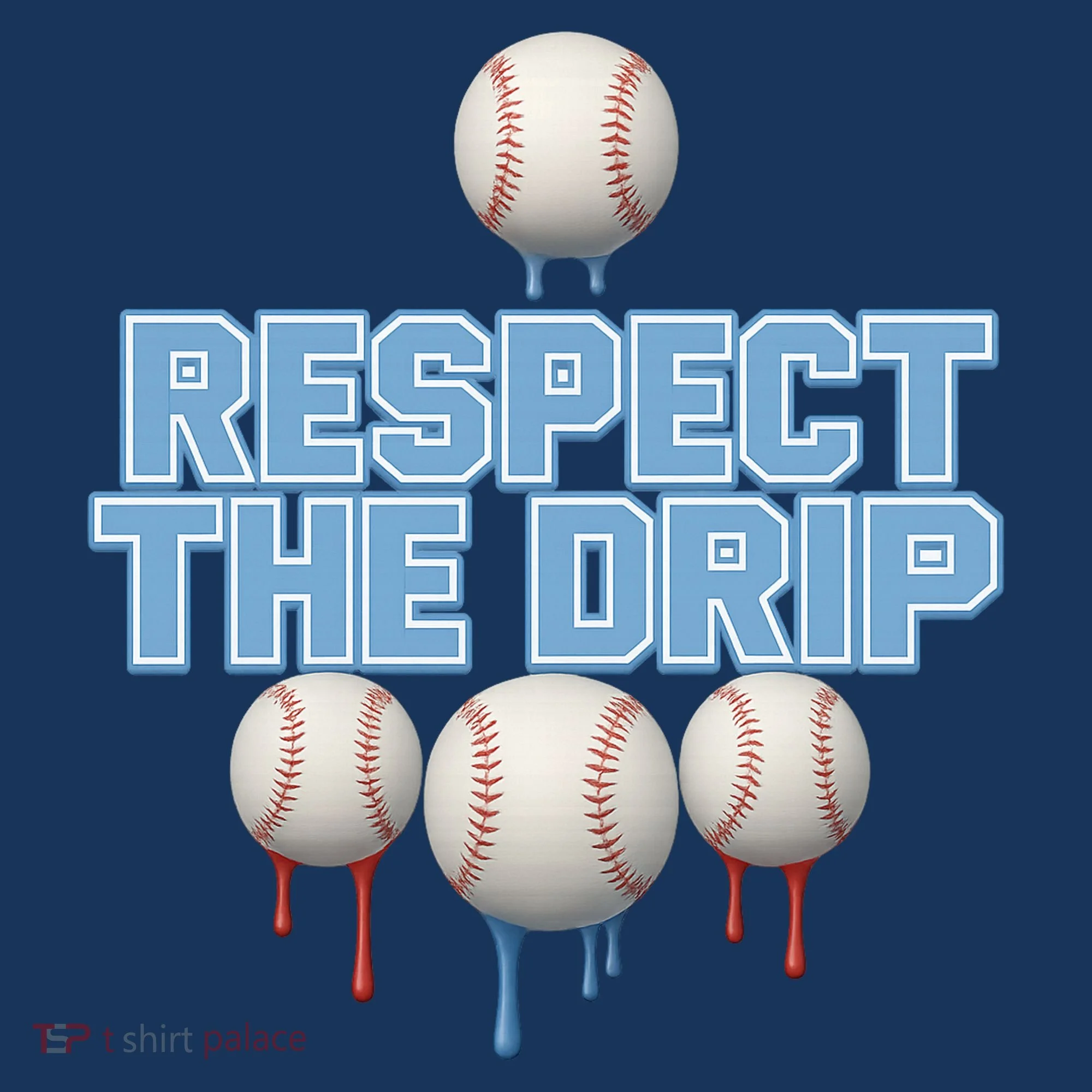 Respect The Drip Baseball Ice Tank Top