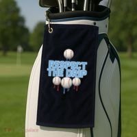 Respect The Drip Baseball Ice Golf Towel thumb 2