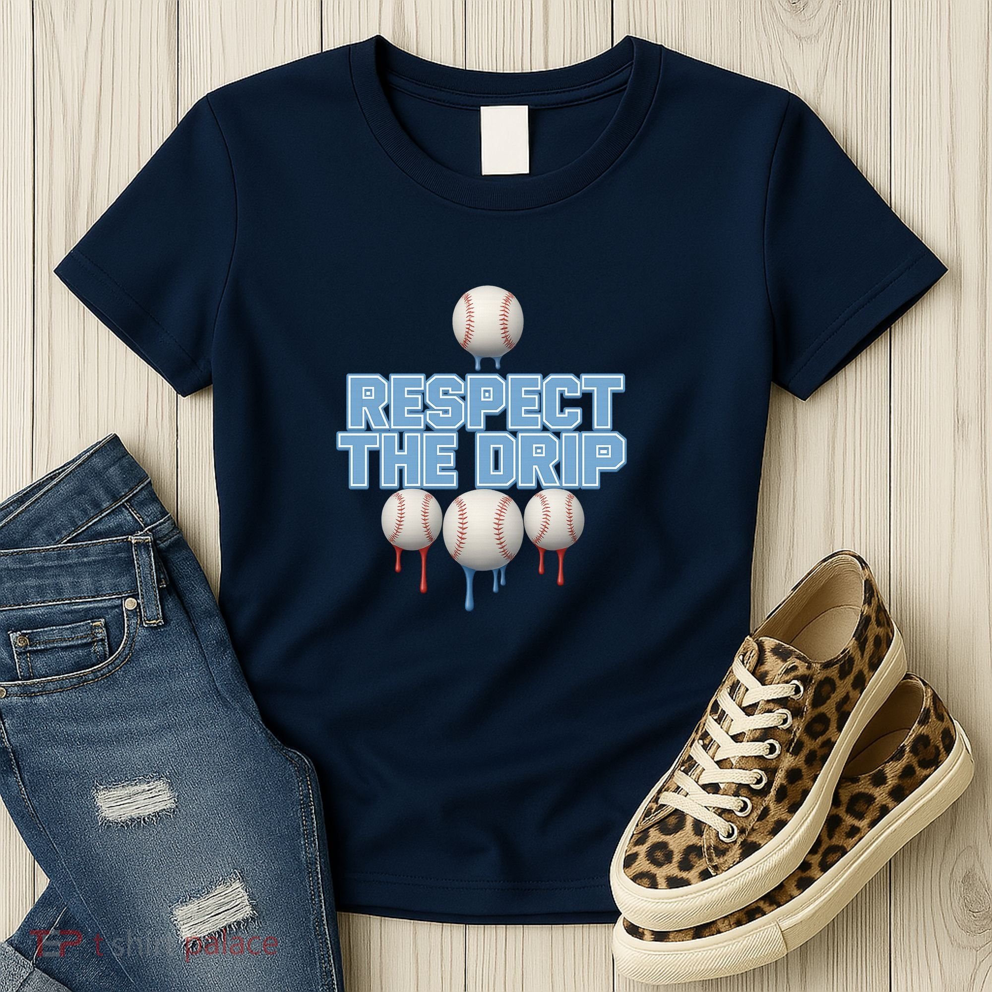 Respect The Drip Baseball Ice Women's T-Shirt