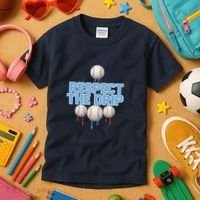 Respect The Drip Baseball Ice Kids T-Shirt thumb 3