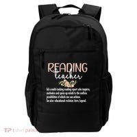 Reading Teacher Definition School Book Reading Specialist Gift Backpack thumb 0