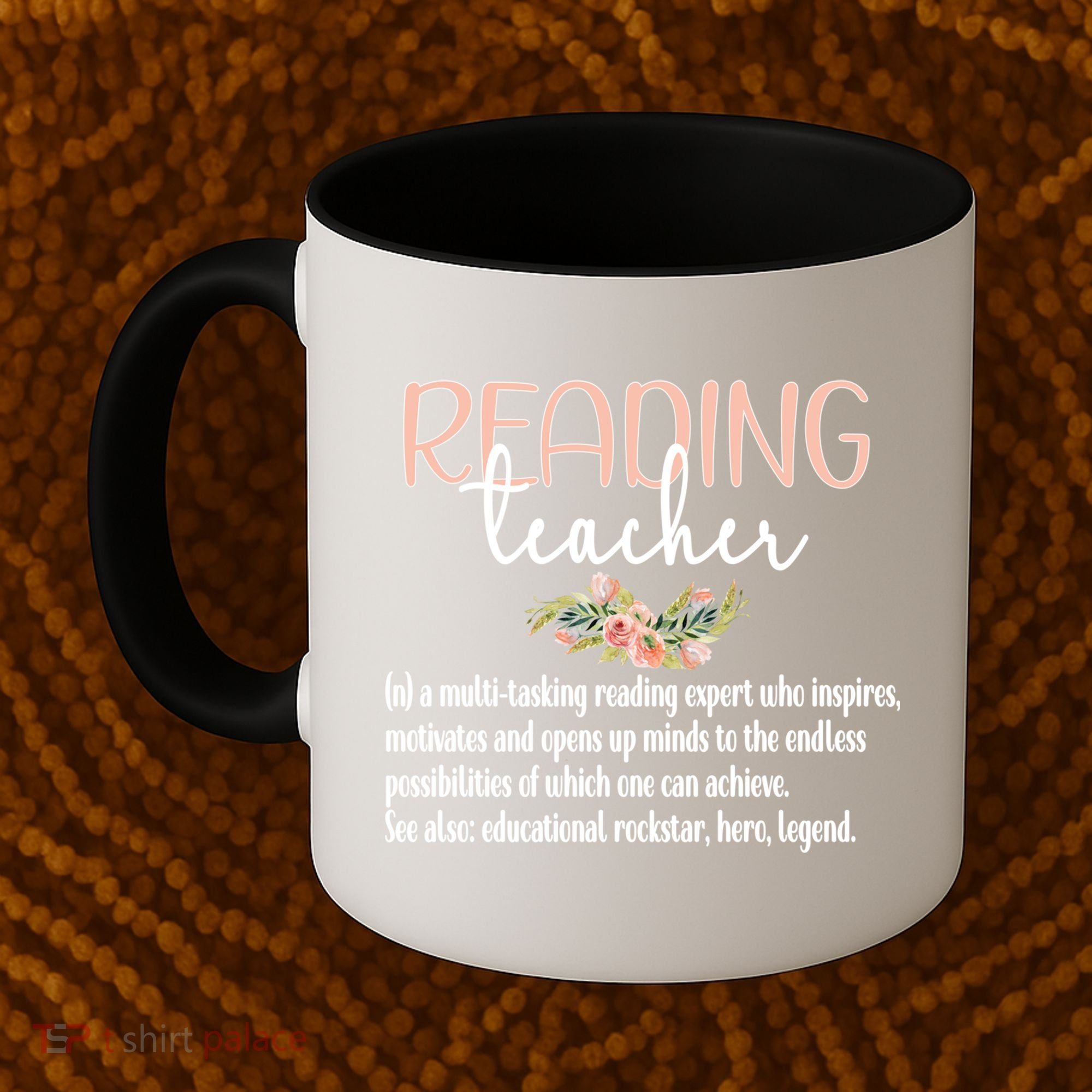 Reading Teacher Definition School Book Reading Specialist Gift Coffee Mug