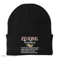 Reading Teacher Definition School Book Reading Specialist Gift Beanie thumb 0