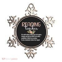 Reading Teacher Definition School Book Reading Specialist Gift Ornament thumb 0