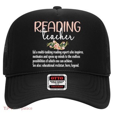 Reading Teacher Definition School Book Reading Specialist Gift Hat