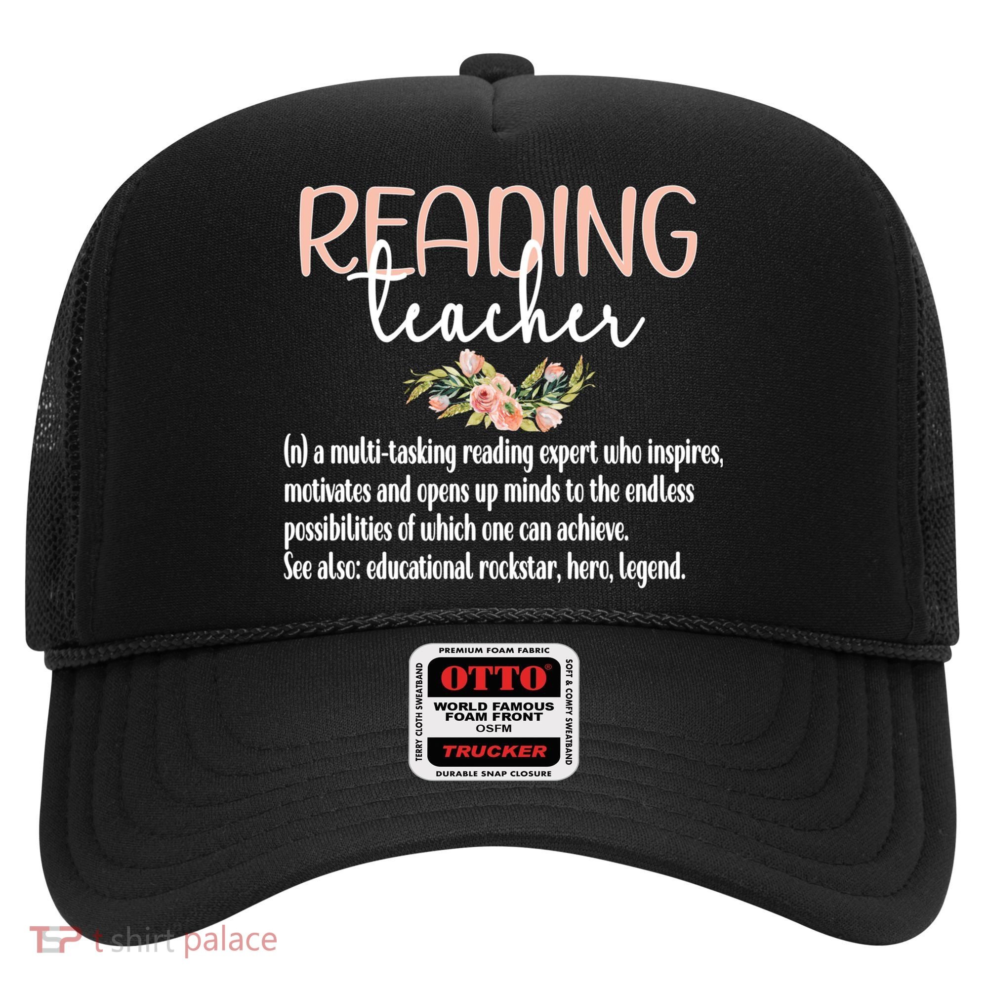 Reading Teacher Definition School Book Reading Specialist Gift Hat