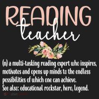 Reading Teacher Definition School Book Reading Specialist Gift Hat thumb 2