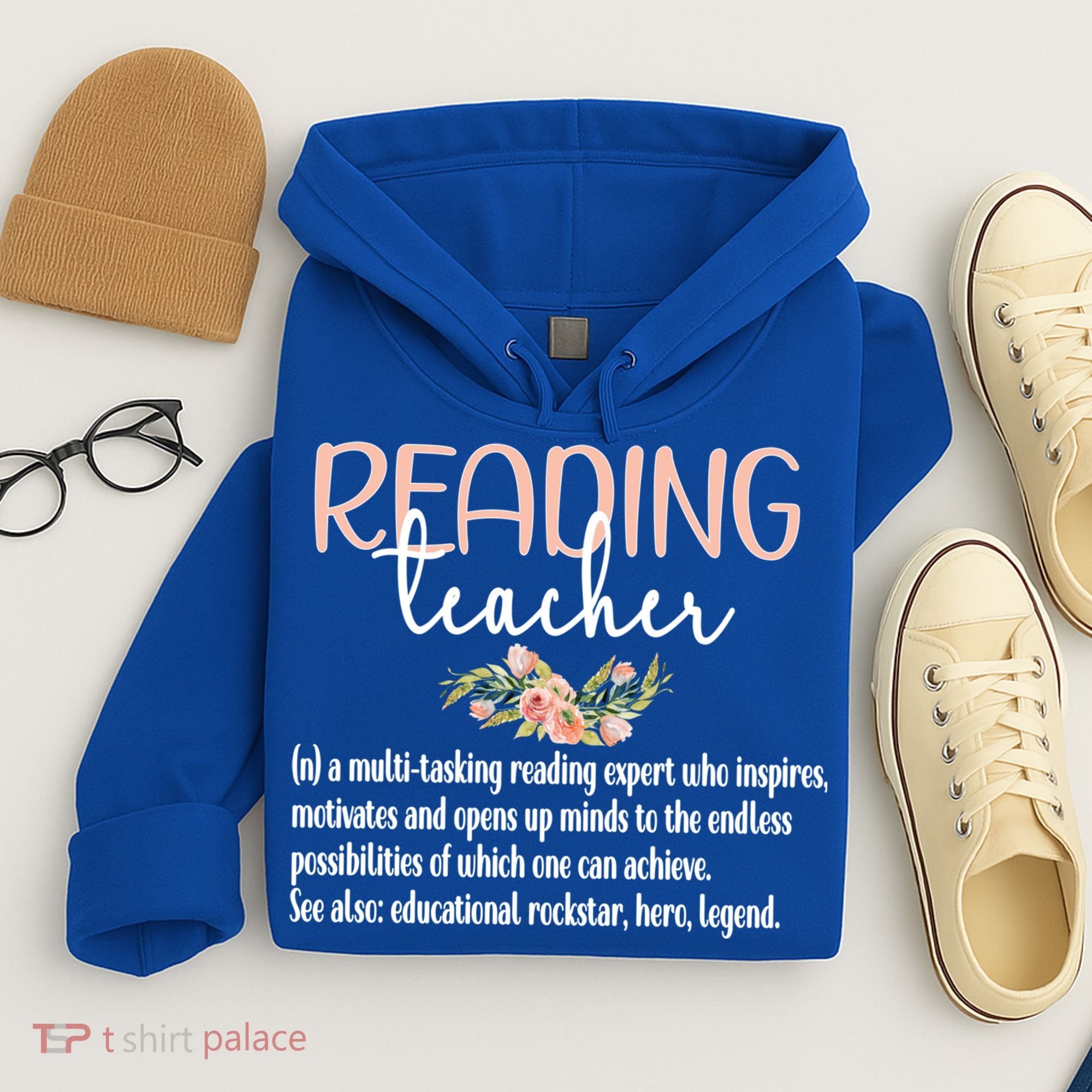 Reading Teacher Definition School Book Reading Specialist Gift Hoodie