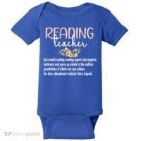 Reading Teacher Definition School Book Reading Specialist Gift Baby Bodysuit thumb 0