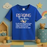 Reading Teacher Definition School Book Reading Specialist Gift Toddler T-Shirt thumb 3