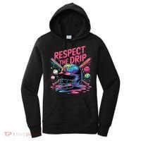 Respect The Drip Baseball Bat Ice Cream Drip Women's Hoodie thumb 0