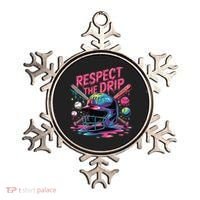 Respect The Drip Baseball Bat Ice Cream Drip Ornament thumb 0