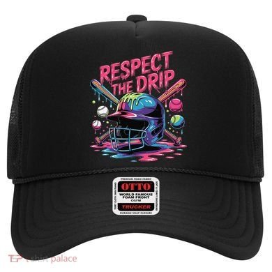 Respect The Drip Baseball Bat Ice Cream Drip Hat