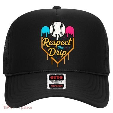 Respect The Drip Baseball Ice Cream Home Plate Hat