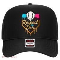 Respect The Drip Baseball Ice Cream Home Plate Hat thumb 0
