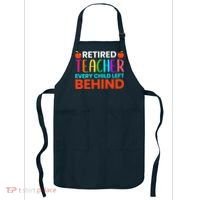 Retired Teacher Every Child Left Behind Retirement Gift Apron thumb 0