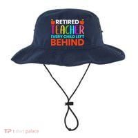 Retired Teacher Every Child Left Behind Retirement Gift Bucket Hat thumb 0