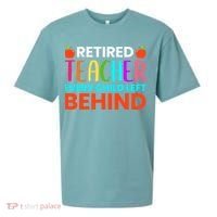 Retired Teacher Every Child Left Behind Retirement Gift Sueded Cloud Jersey T-Shirt thumb 0