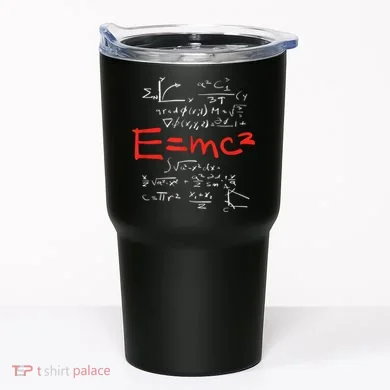 Relativity Theory E = Mc2 Theory Equation Physics Study Tumbler
