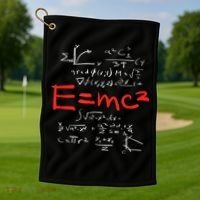 Relativity Theory E = Mc2 Theory Equation Physics Study Golf Towel thumb 1