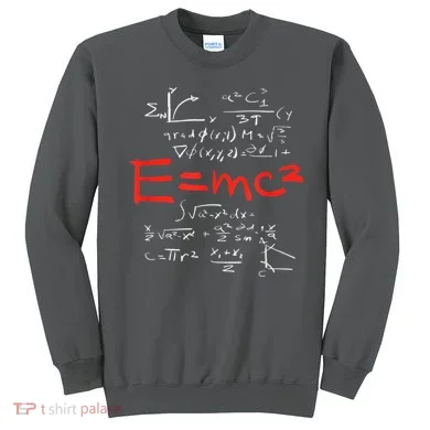 Relativity Theory E = Mc2 Theory Equation Physics Study Sweatshirt