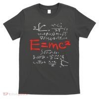 Relativity Theory E = Mc2 Theory Equation Physics Study T-Shirt thumb 0
