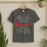 Relativity Theory E = Mc2 Theory Equation Physics Study T-Shirt thumb 2