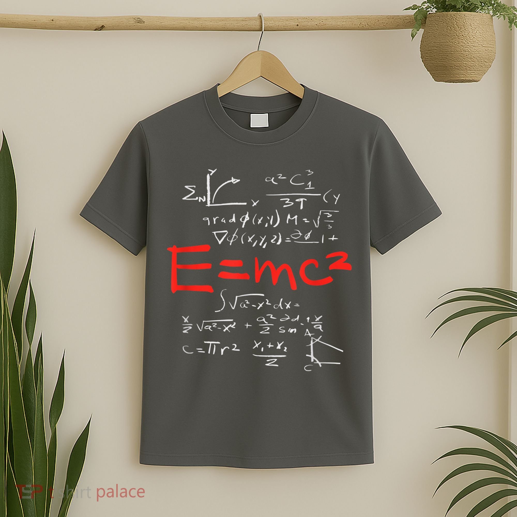 Relativity Theory E = Mc2 Theory Equation Physics Study T-Shirt