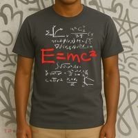 Relativity Theory E = Mc2 Theory Equation Physics Study T-Shirt thumb 3