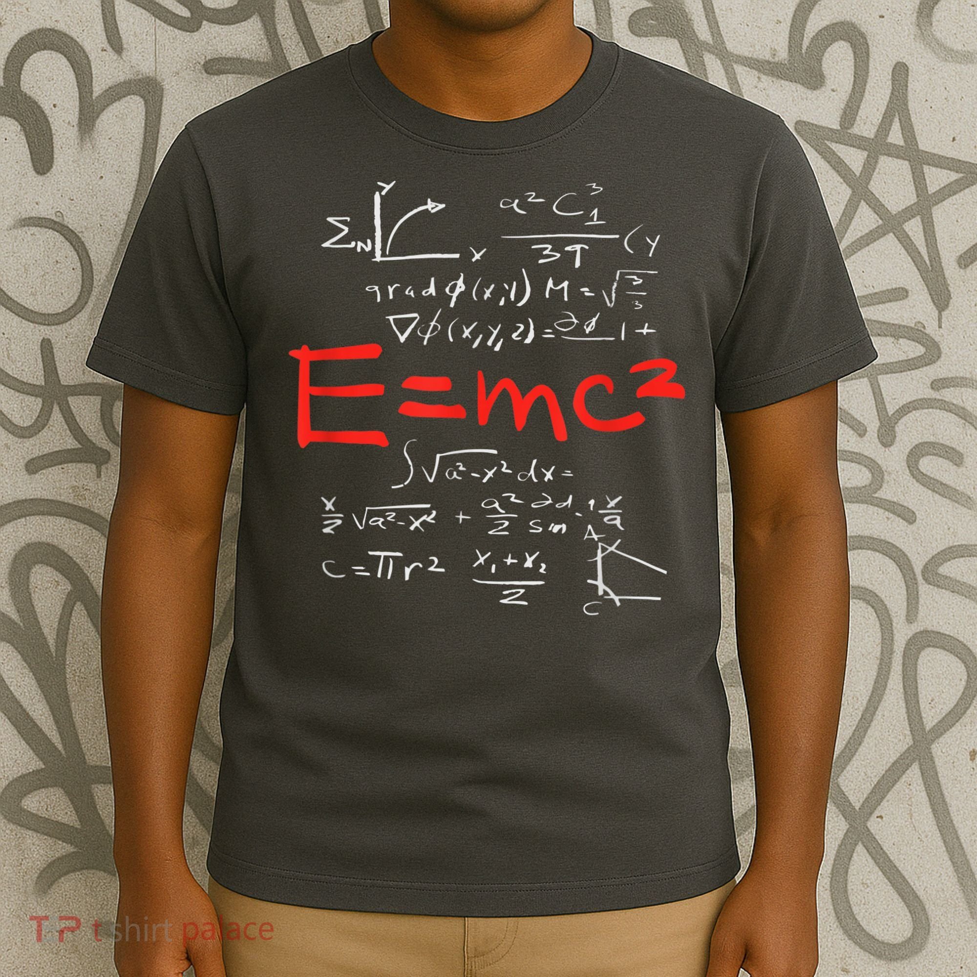 Relativity Theory E = Mc2 Theory Equation Physics Study T-Shirt
