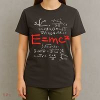 Relativity Theory E = Mc2 Theory Equation Physics Study T-Shirt thumb 4