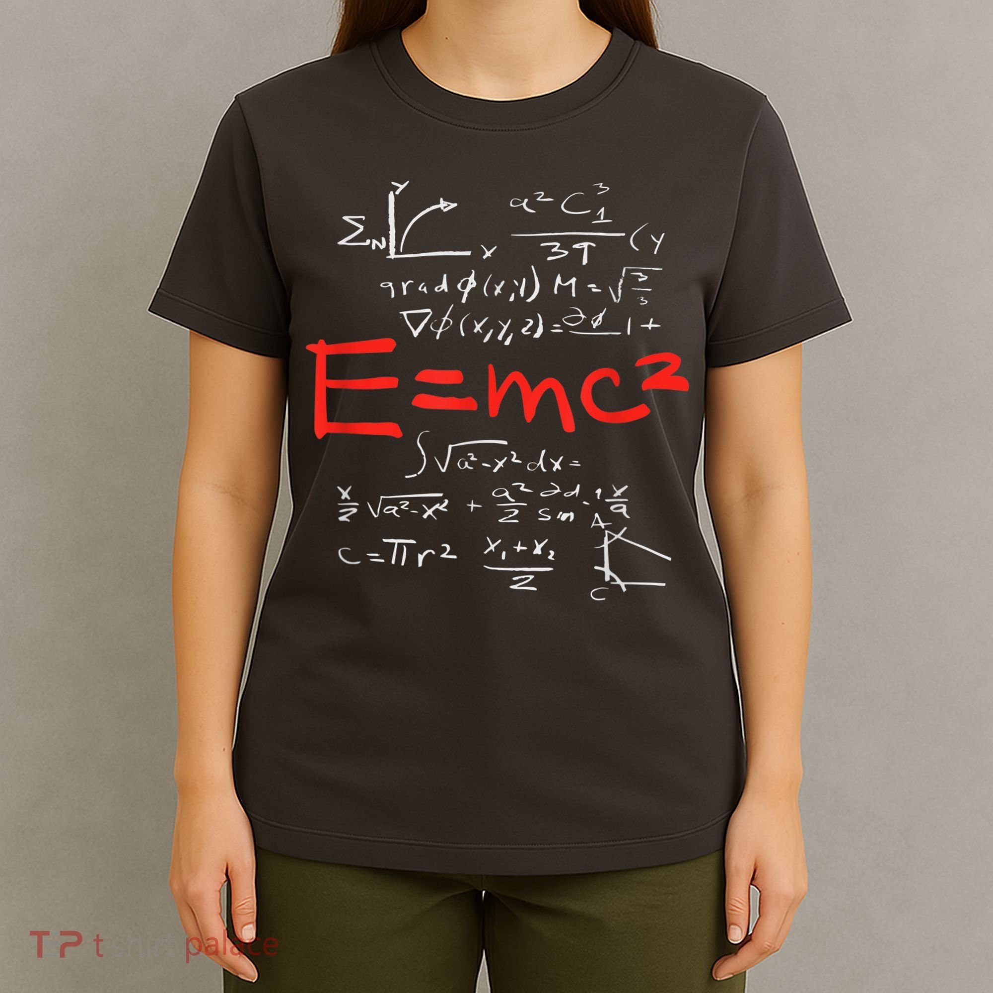 Relativity Theory E = Mc2 Theory Equation Physics Study T-Shirt