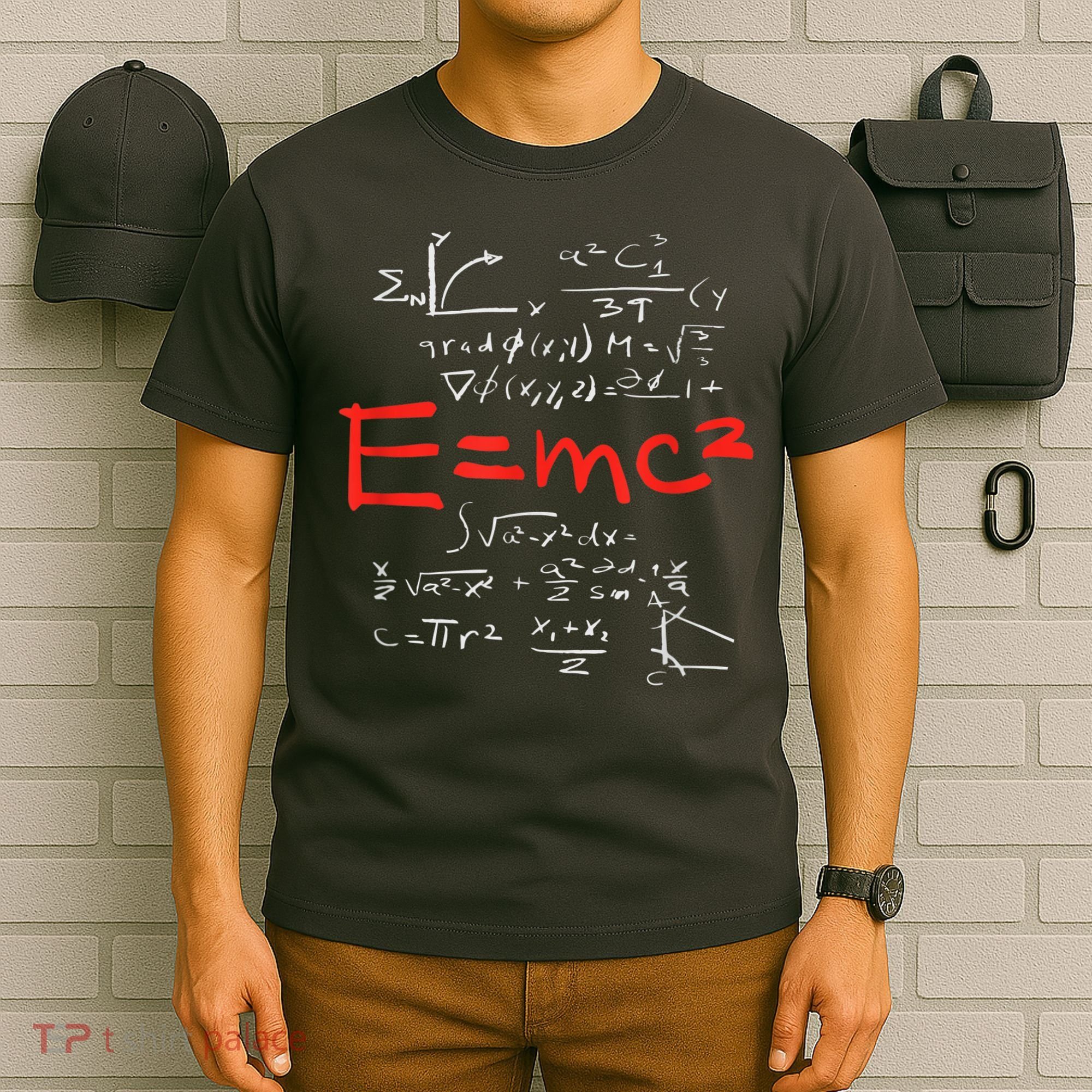 Relativity Theory E = Mc2 Theory Equation Physics Study T-Shirt
