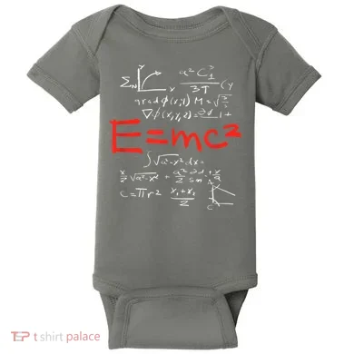 Relativity Theory E = Mc2 Theory Equation Physics Study Baby Bodysuit