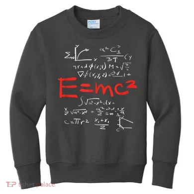 Relativity Theory E = Mc2 Theory Equation Physics Study Kids Sweatshirt