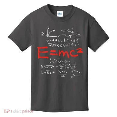 Relativity Theory E = Mc2 Theory Equation Physics Study Kids T-Shirt