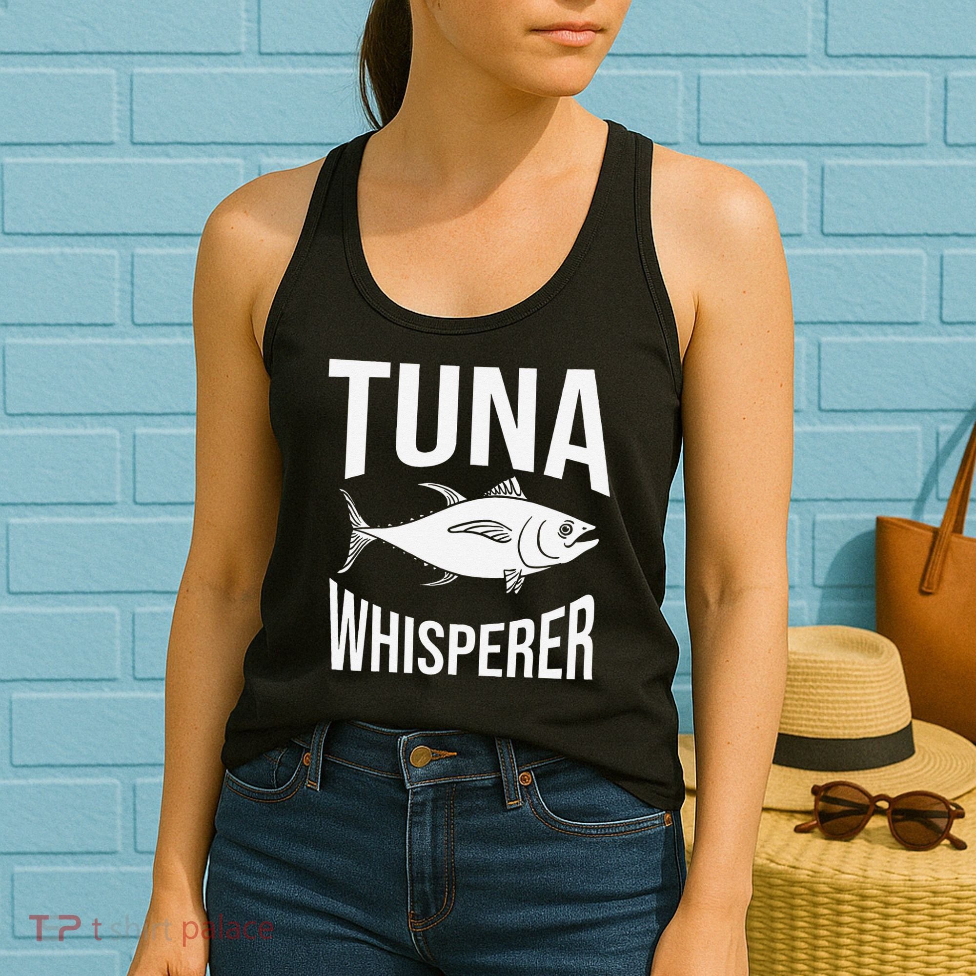 Red Tuna Fishing Bluefin Tuna Fish Women's Tank Top
