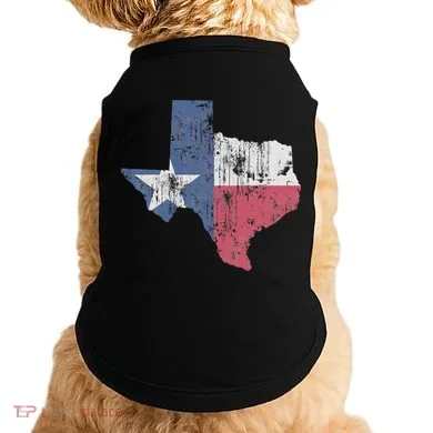 Retro Texas Flag Map Doggie Tank
