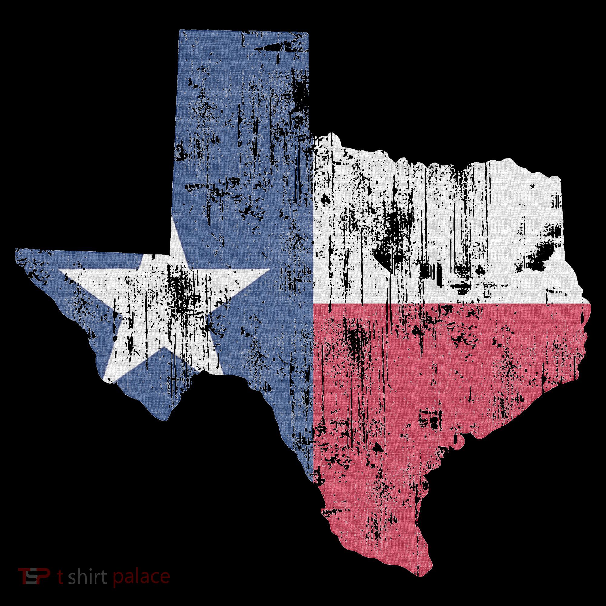 Retro Texas Flag Map USA-Made Doggie Bandana
