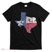 Retro Texas Flag Map T-Shirt thumb 0