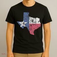 Retro Texas Flag Map T-Shirt thumb 3