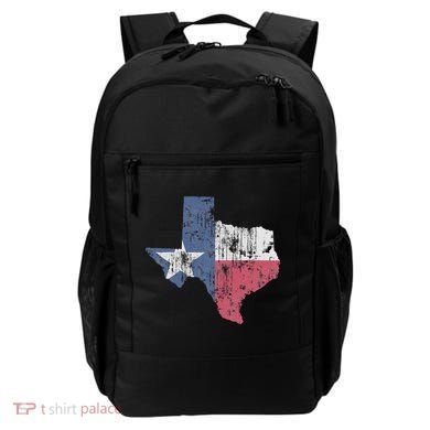 Retro Texas Flag Map Backpack