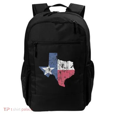 Retro Texas Flag Map Backpack