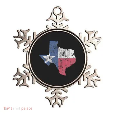 Retro Texas Flag Map Ornament