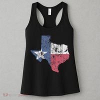 Retro Texas Flag Map Women's Tank Top thumb 3