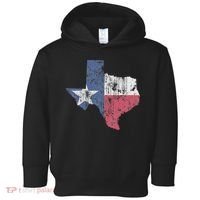 Retro Texas Flag Map Toddler Hoodie thumb 0