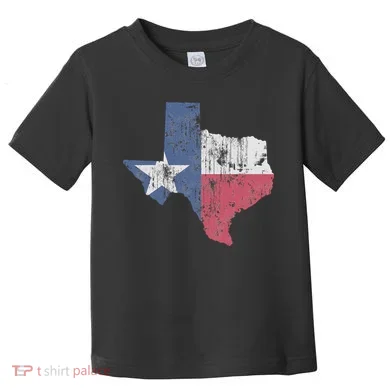Retro Texas Flag Map Toddler T-Shirt