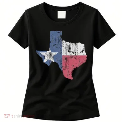 Retro Texas Flag Map Women's T-Shirt